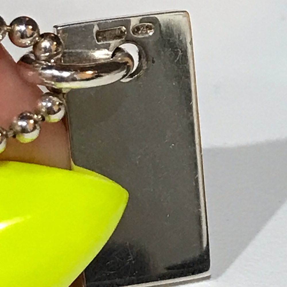 GUCCI Silver Ag925 Logo Plate Charm 😍❤️ - Picture 13 of 17